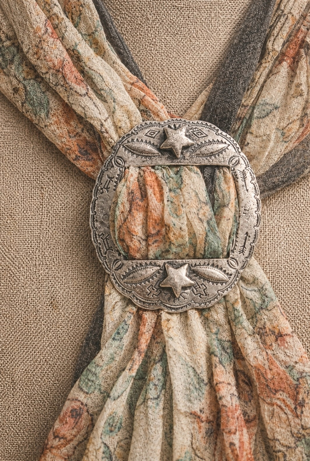 Tres Melindas: Mama's Belt Buckle with Star