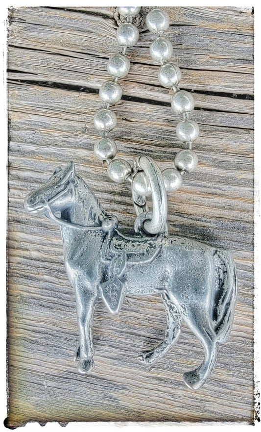 Tres Melindas: Mama's Horse Necklace