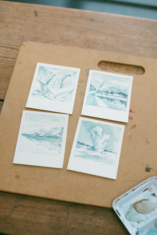 Grace Peck: Polaroid #2 (Hidden Falls)