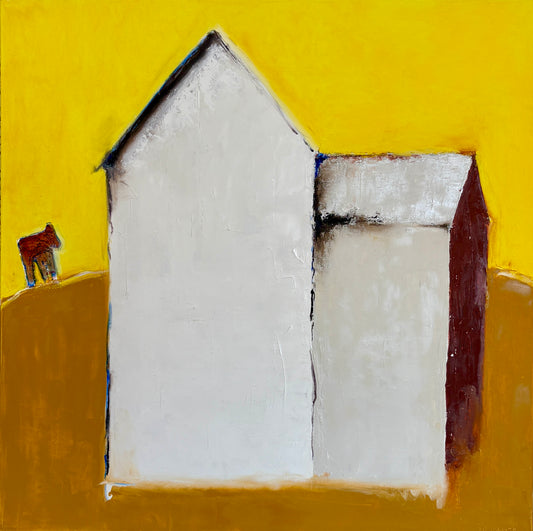 Judith Dragonette: Red Roan and Barn