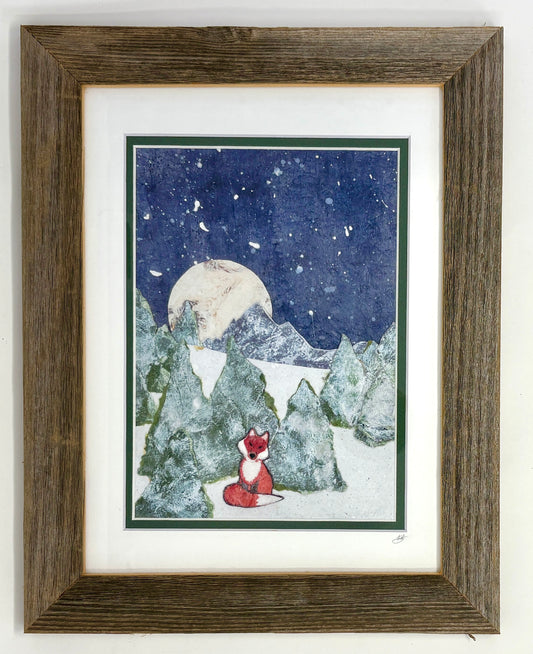 Kris Batchelder: 6 x 9 Giclee Print (Barnwood Framed)