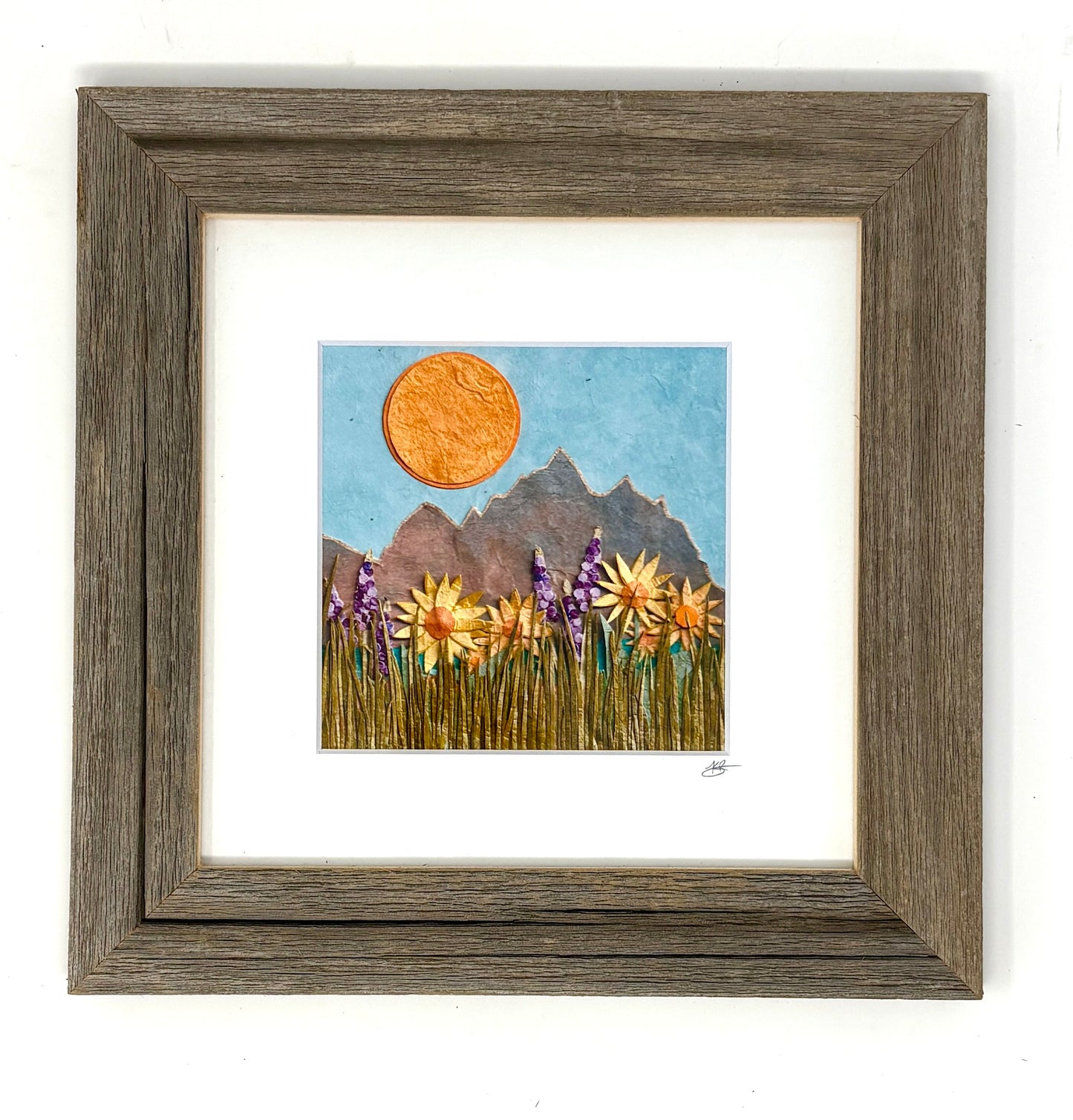 Kris Batchelder: 5 x 5 Giclee Print ( Barnwood Framed)
