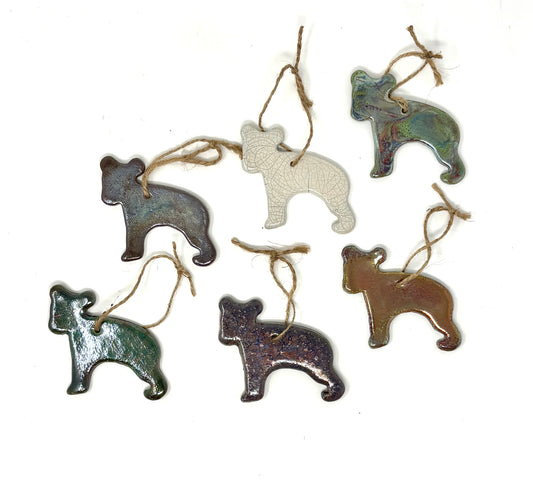 Emily Belsham Rakuscapes: Bear Ornament