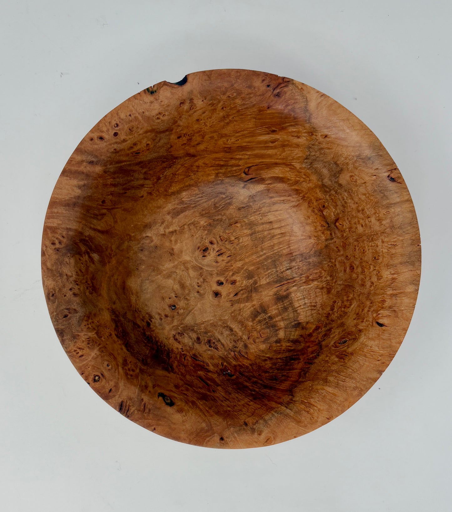 Artisanal Wood Creations: Curly Maple Burl Bowl