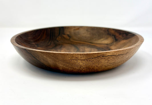 Artisanal Wood Creations: Curly Black Walnut Bowl