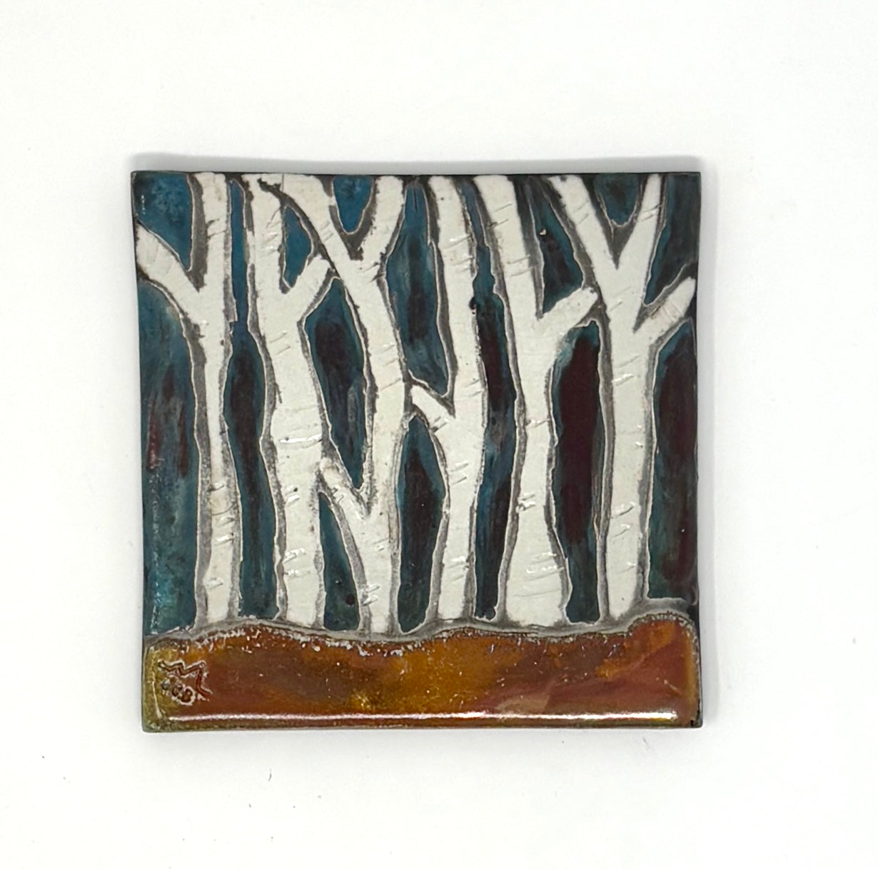 Emily Belsham Rakuscapes: Square Edge Single Coasters