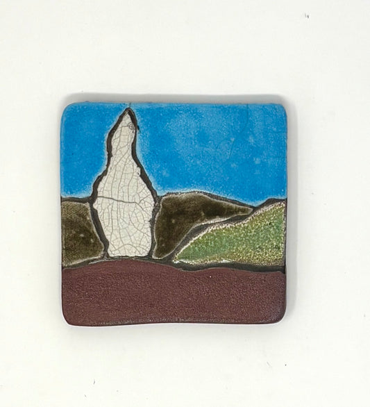 Emily Belsham Rakuscapes: Raku Coasters with Round Edges