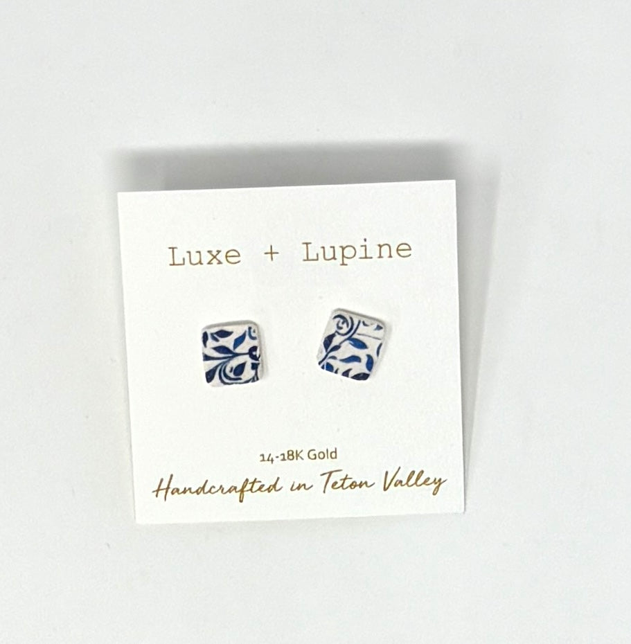 Luxe + Lupine: Square Studs