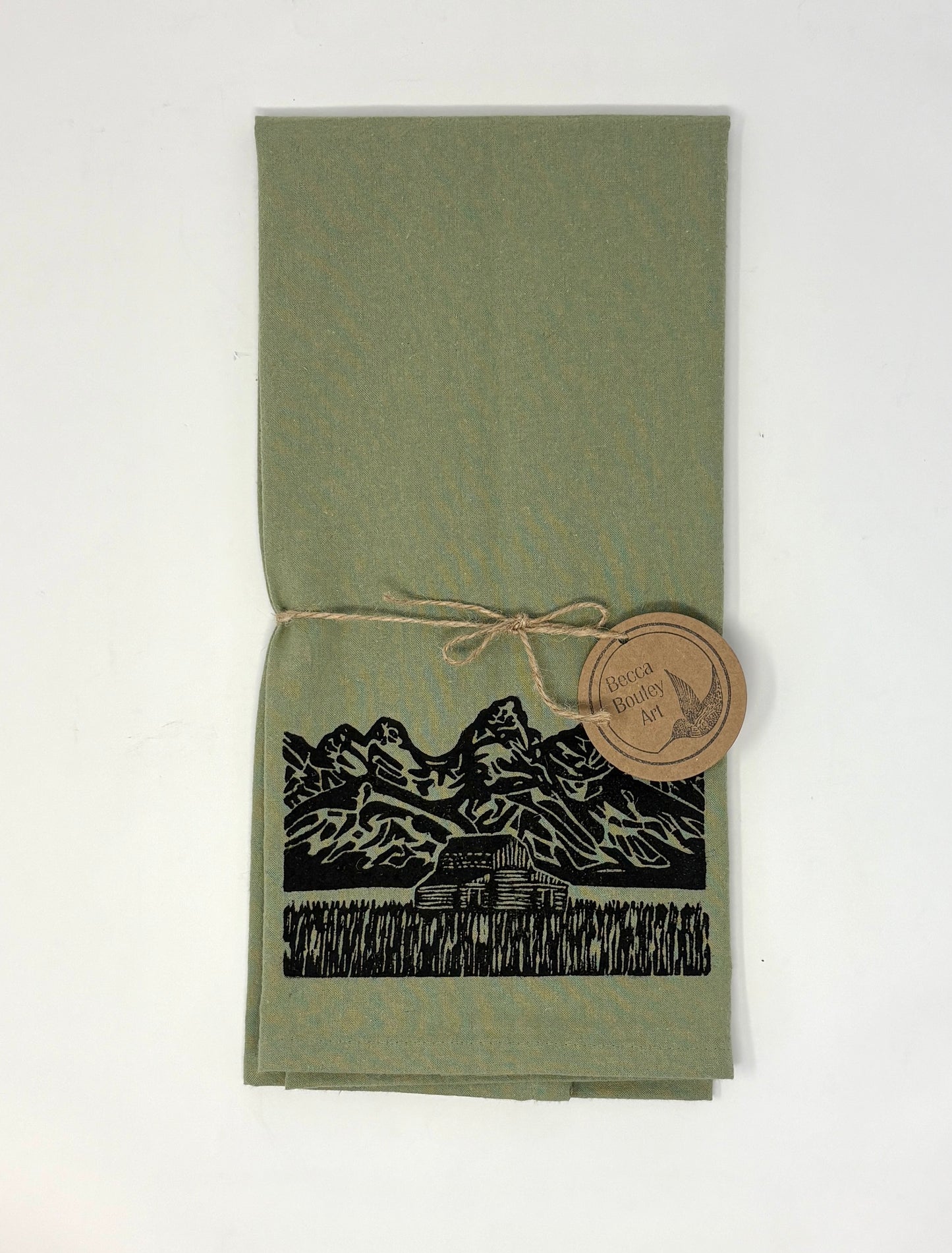 Becca Bouley: Mormon Row Tea Towel