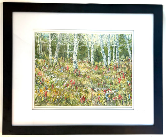 Fred Kingwill: Aspen Fireweed (Framed)