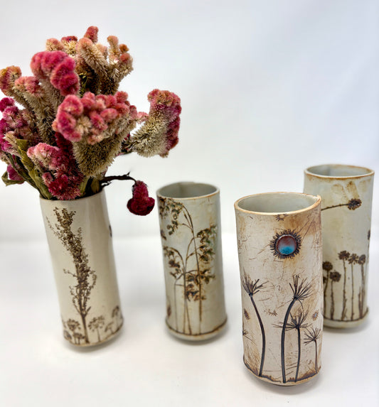 Andrea Jane: Medium Flower Imprint Vase