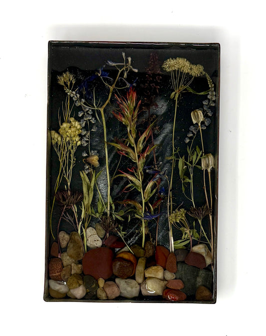 Julianna Lovasz: Steel Frame Flower Piece (Large)