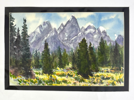 Fred Kingwill: Balsamroot and Tetons