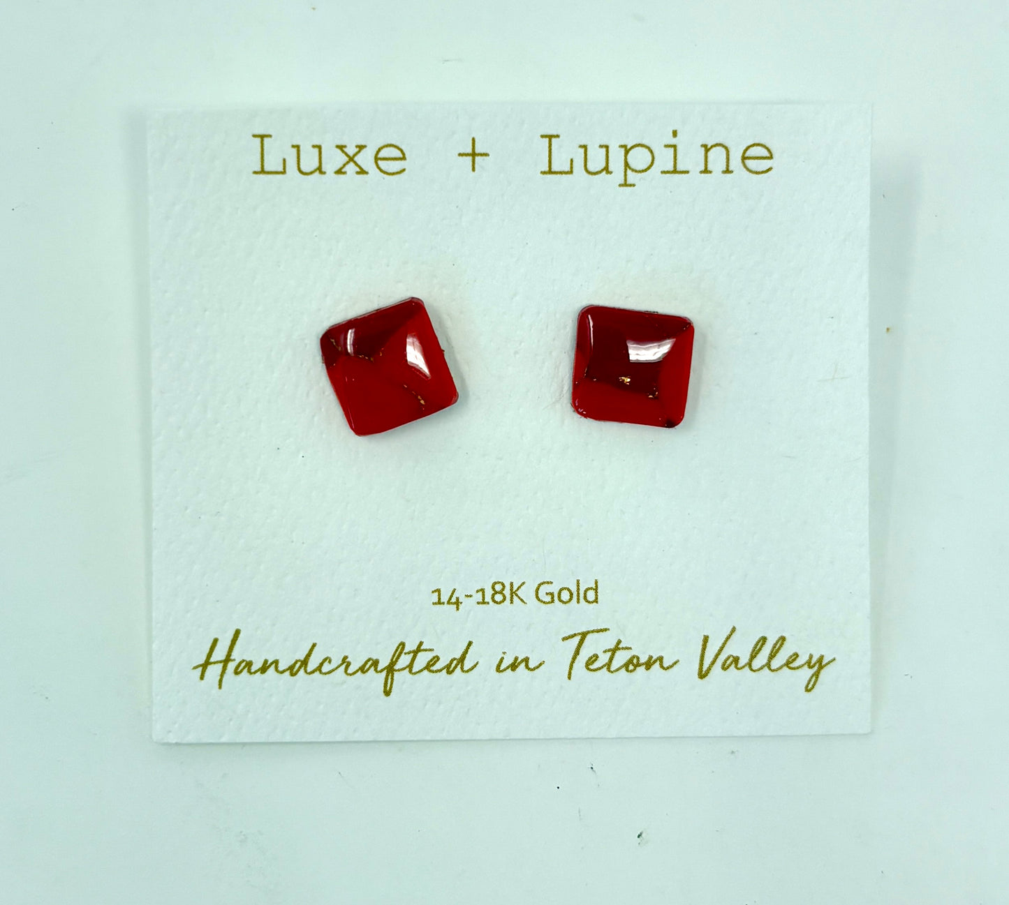 Luxe + Lupine: Square Studs