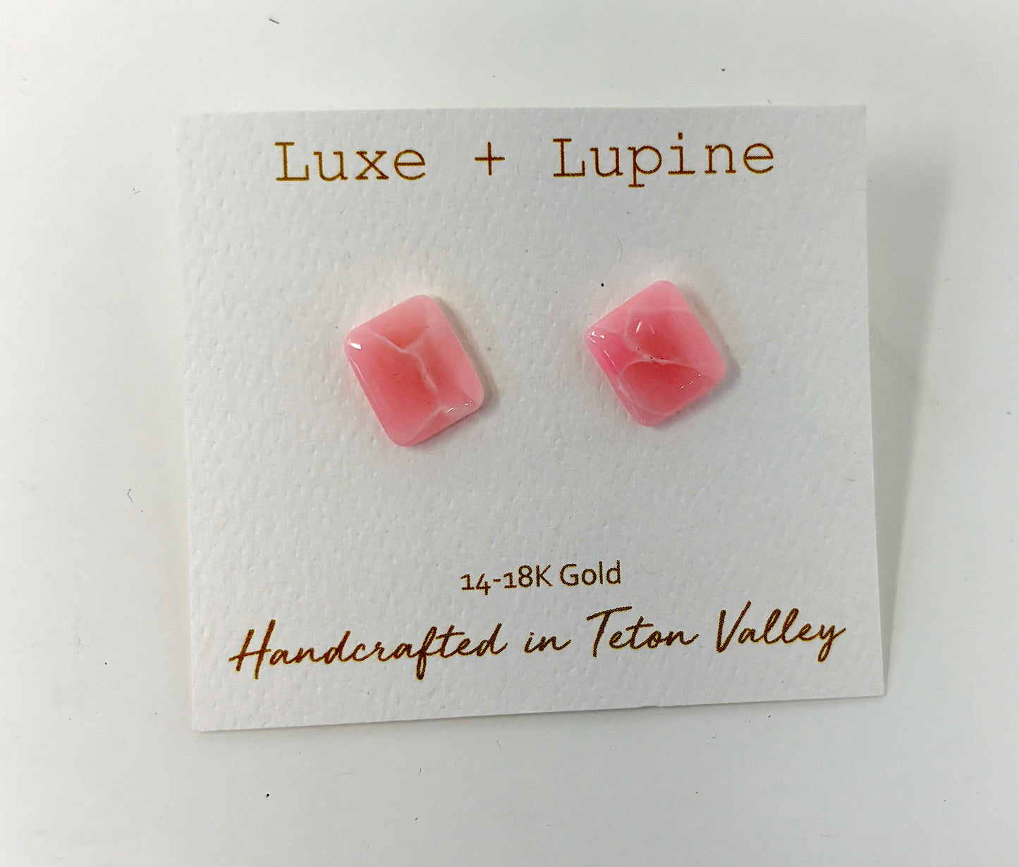 Luxe + Lupine: Square Studs