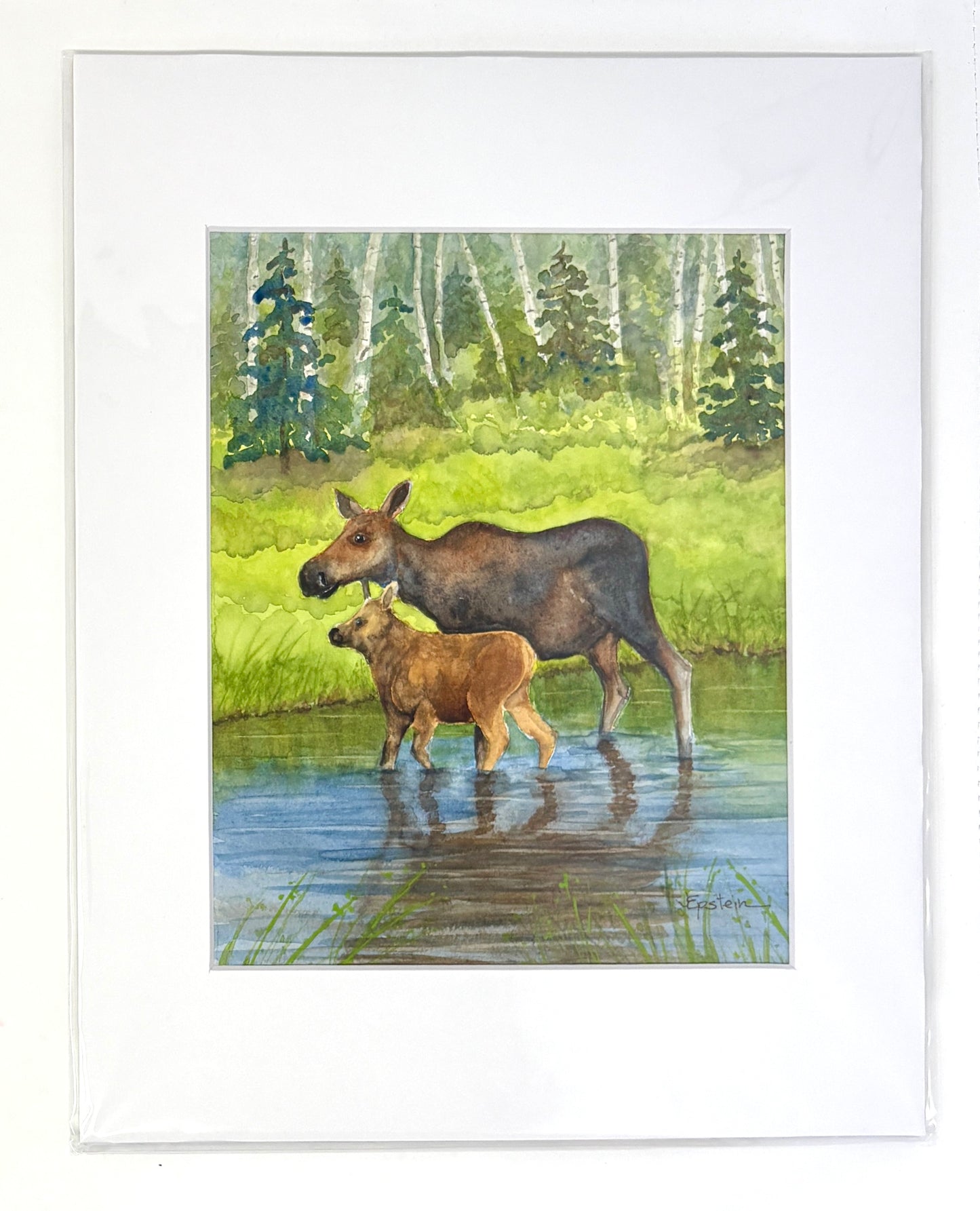 Joannie Epstein: Moose and Calf