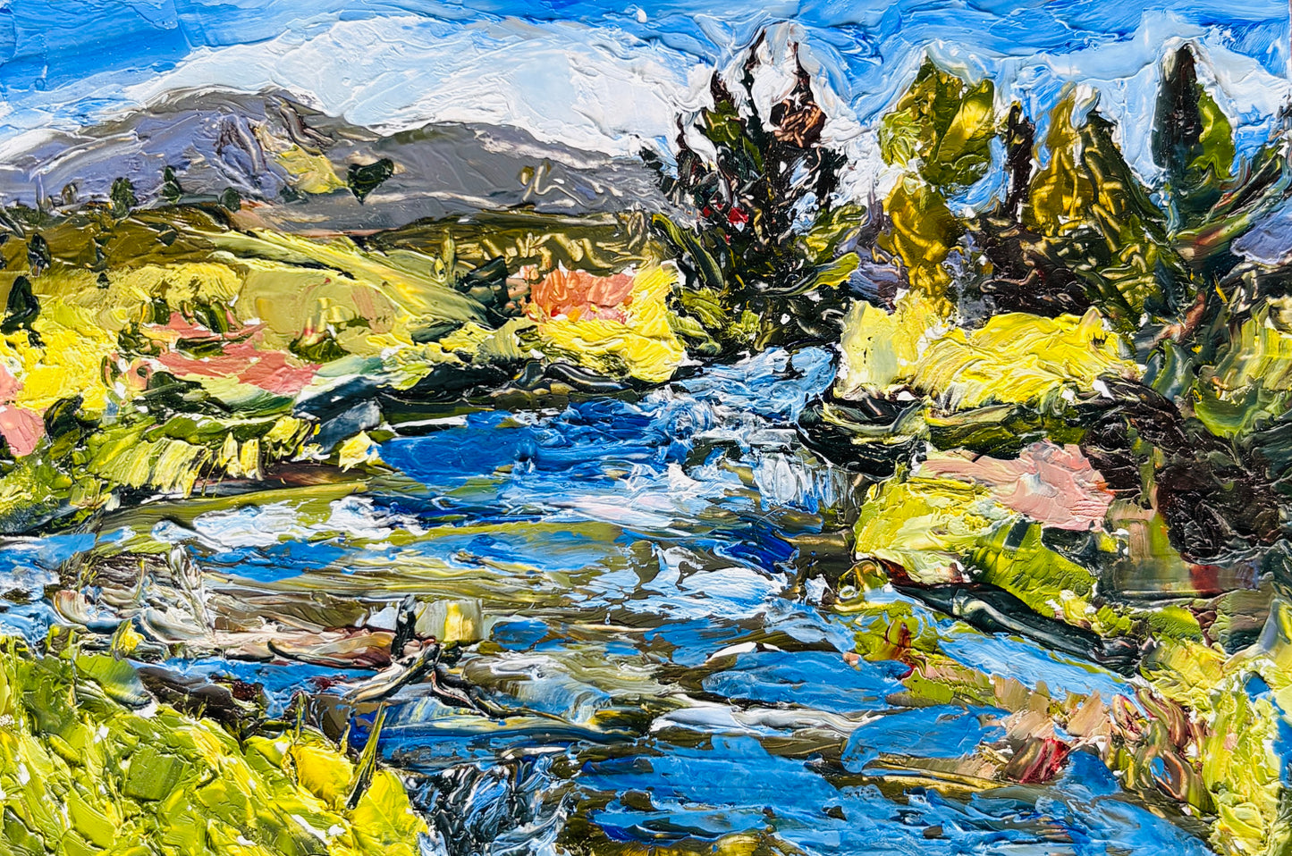 Richard Tambor: Pond at Moosehead Ranch (unframed)