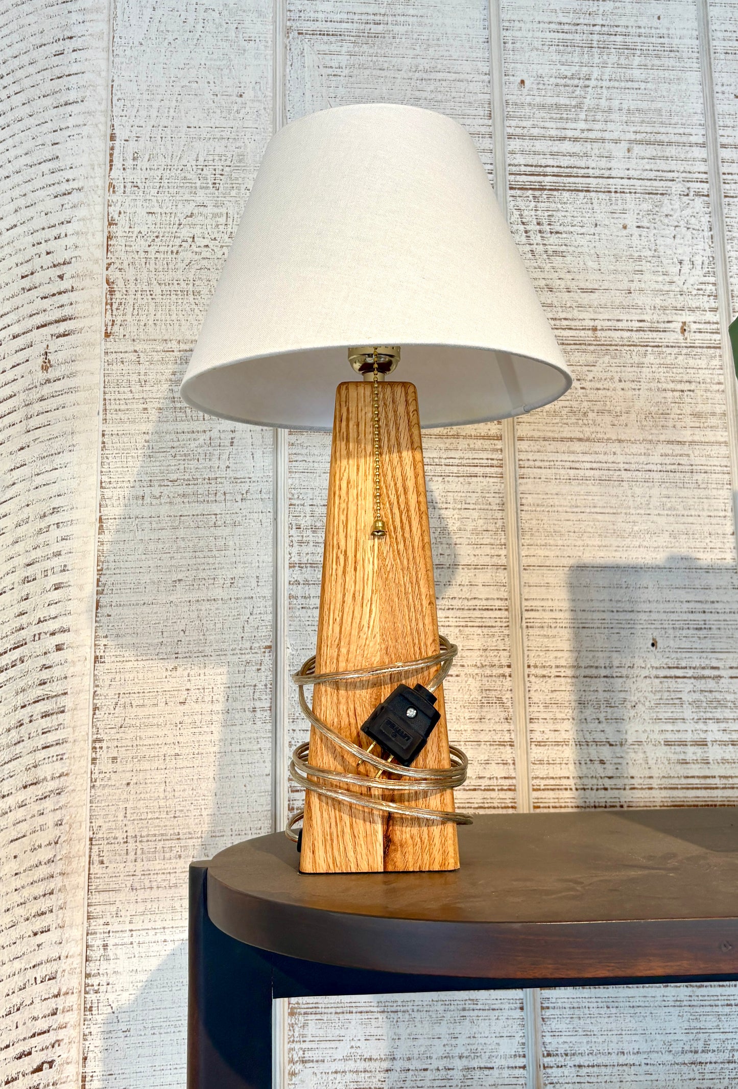 Adam Chenault: Red Oak Lamp + Shade
