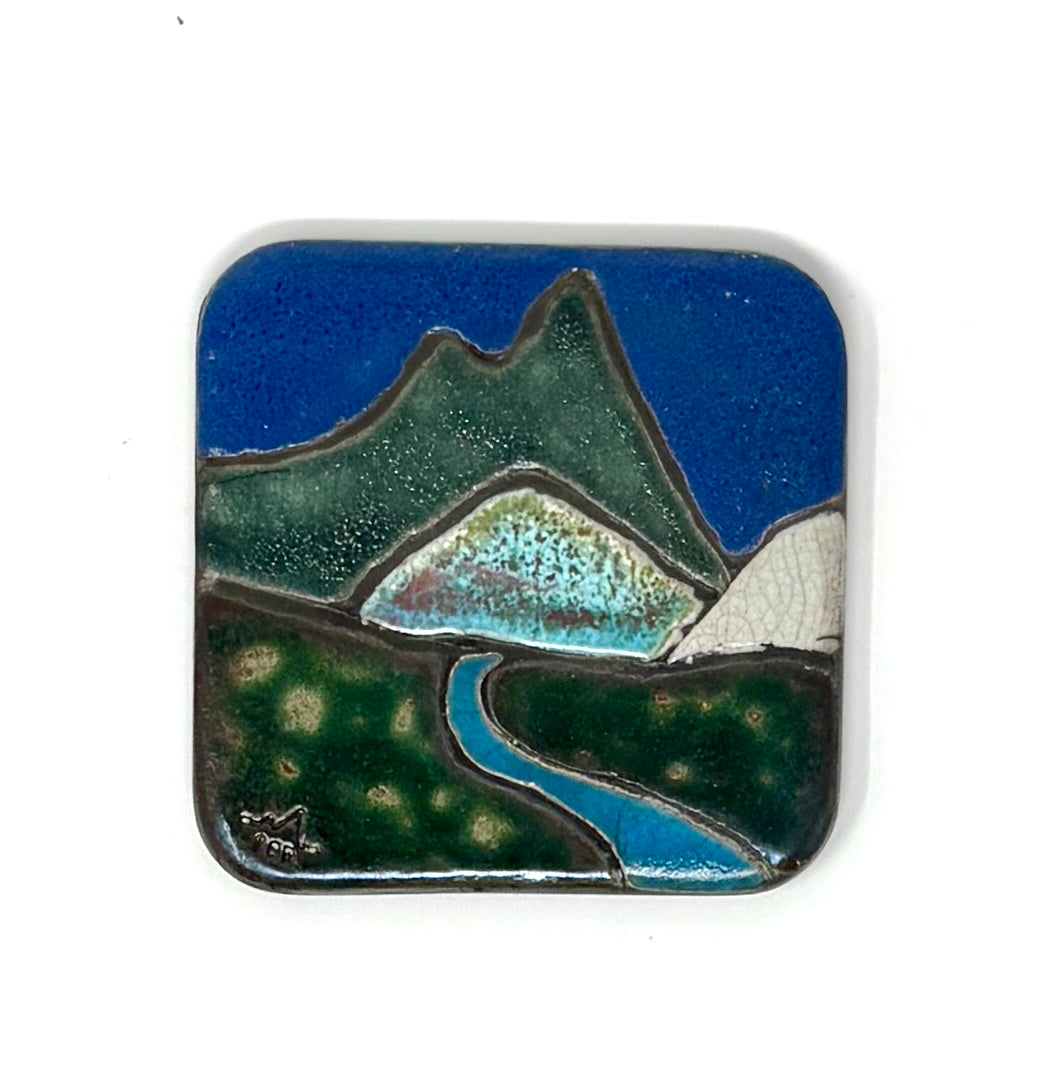 Emily Belsham Rakuscapes: Raku Coasters with Round Edges