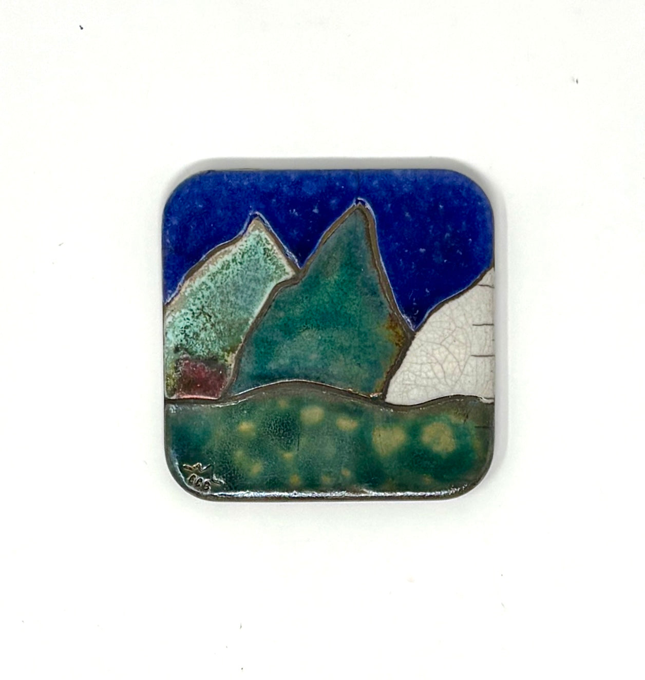 Emily Belsham Rakuscapes: Raku Coasters with Round Edges