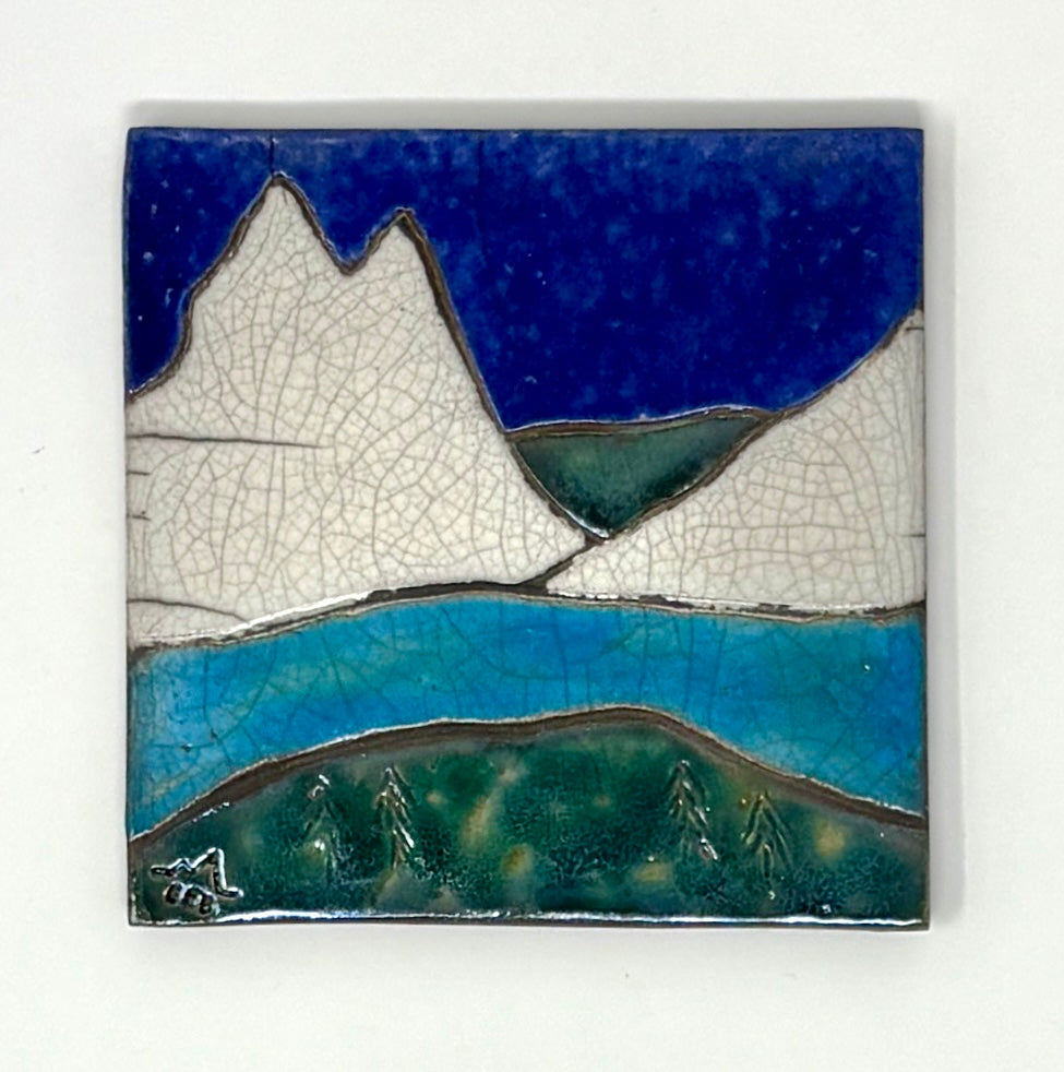 Emily Belsham Rakuscapes: Square Edge Single Coasters