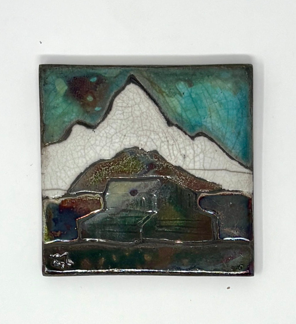 Emily Belsham Rakuscapes: Square Edge Single Coasters