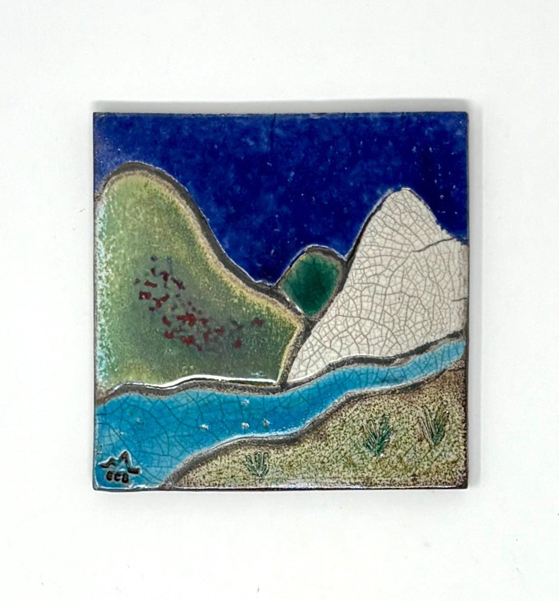 Emily Belsham Rakuscapes: Square Edge Single Coasters