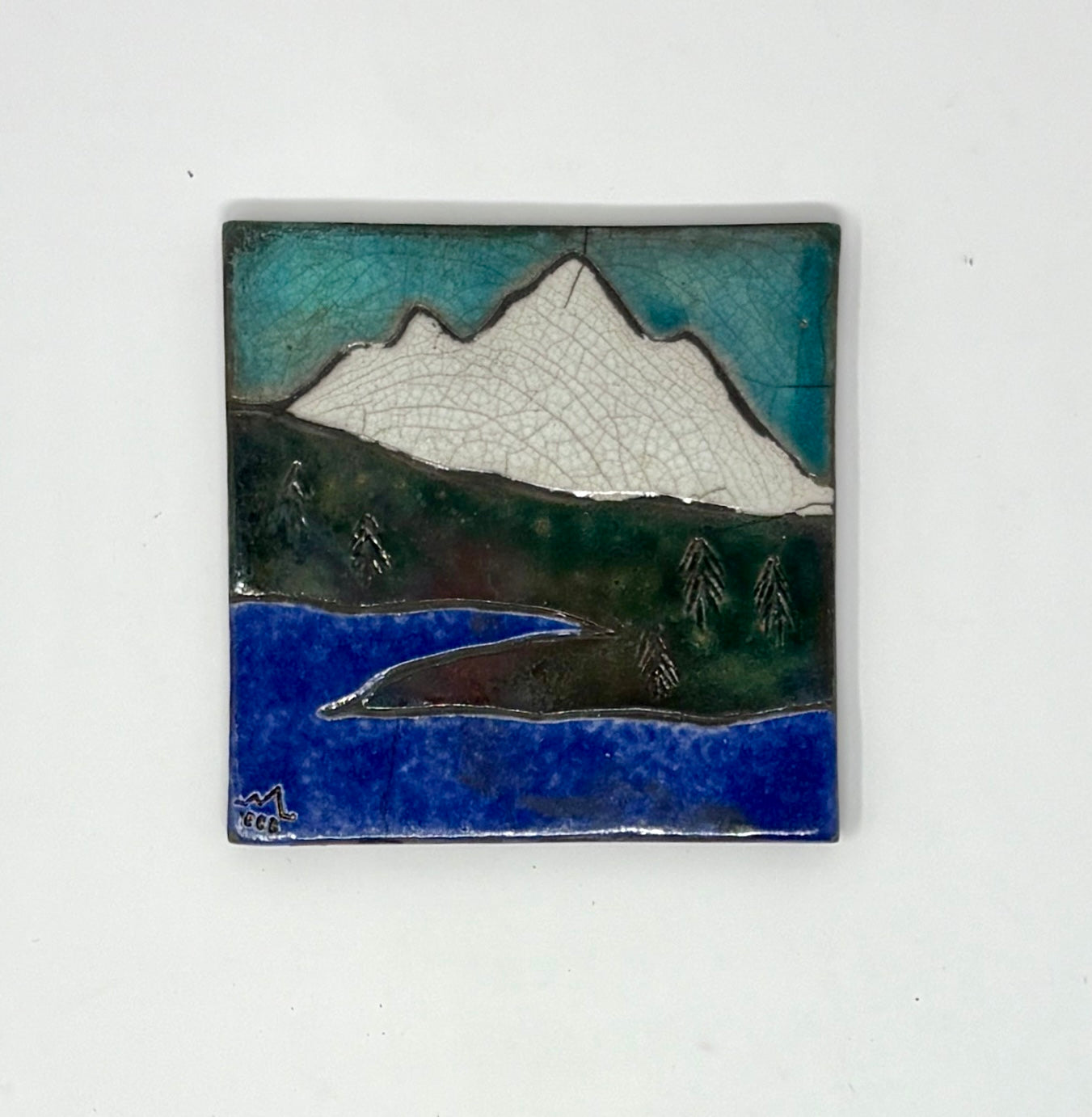 Emily Belsham Rakuscapes: Square Edge Single Coasters