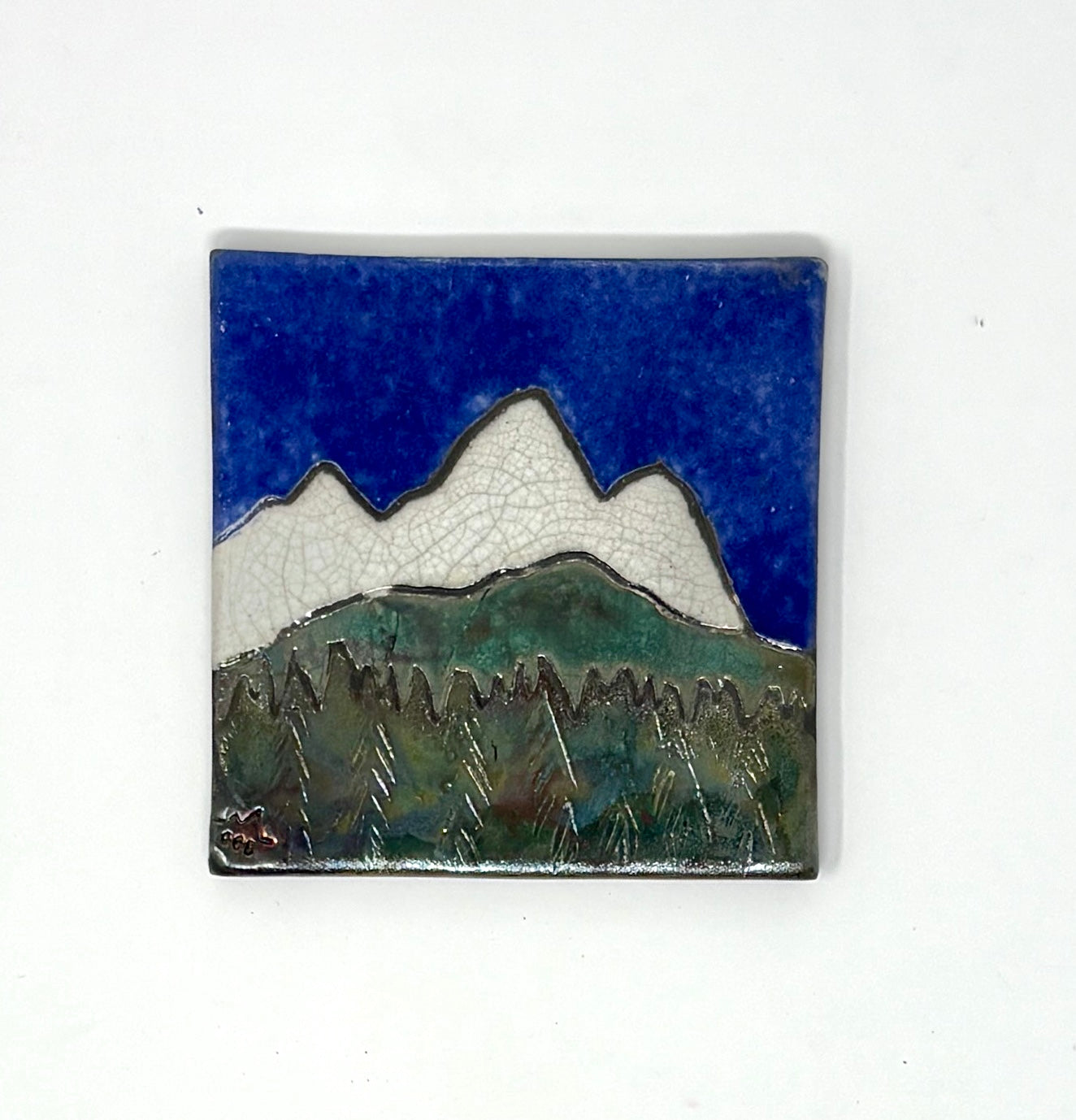 Emily Belsham Rakuscapes: Square Edge Single Coasters