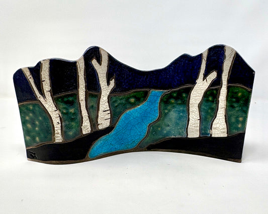 Emily Belsham Rakuscapes: Aspens