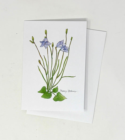 Mary Lohuis: Common Harebell Single Card
