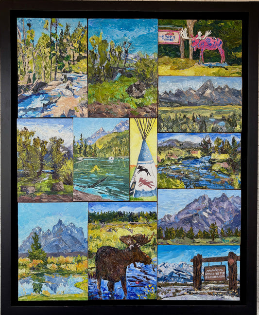 Richard Tambor: Three Moose & A Tipi