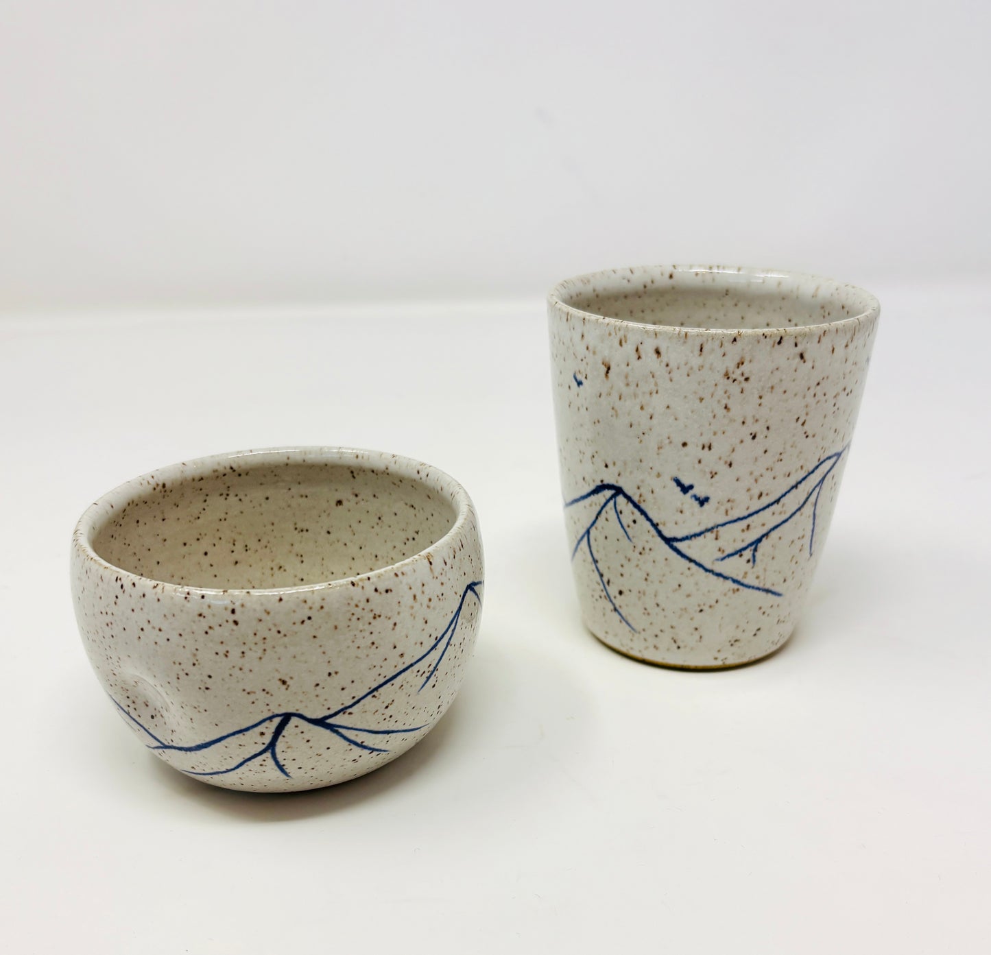 Art in the Alpine: Speckled Cups (Small)