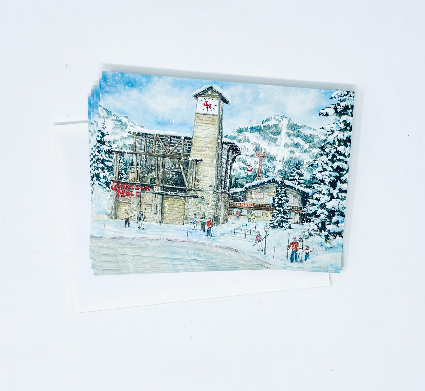 Fred Kingwill: Teton Village Winter Notecards