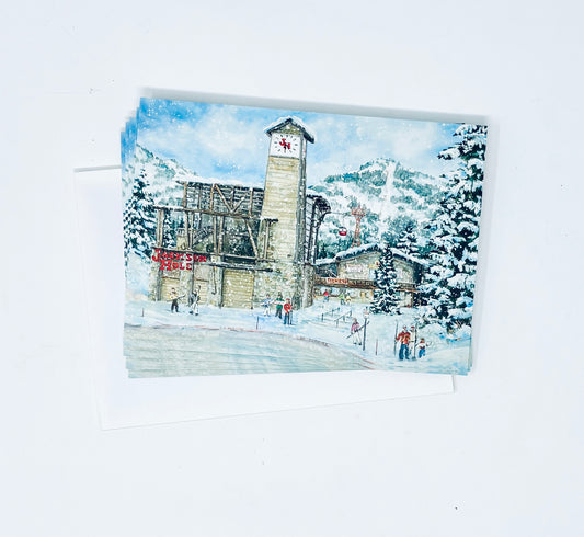 Fred Kingwill: Teton Village Winter Notecards
