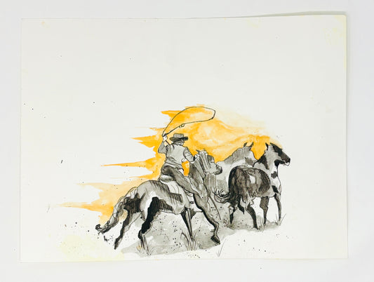 Steve Ehrlich: Wild West Cowboy Watercolors