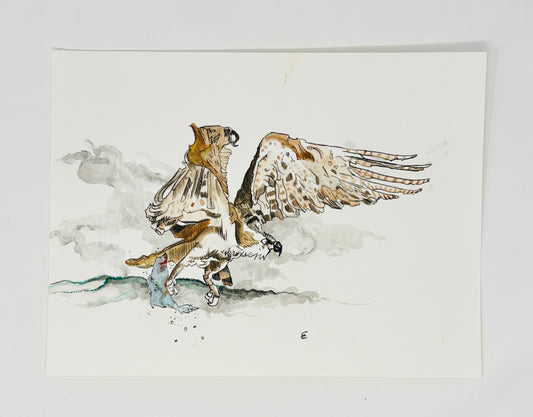 Steve Ehrlich: Bird and Raptor Watercolors