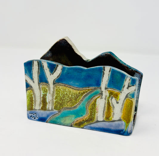 Emily Belsham Rakuscapes: Card Holder