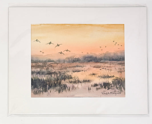 Fred Kingwill: Sunrise Ducks