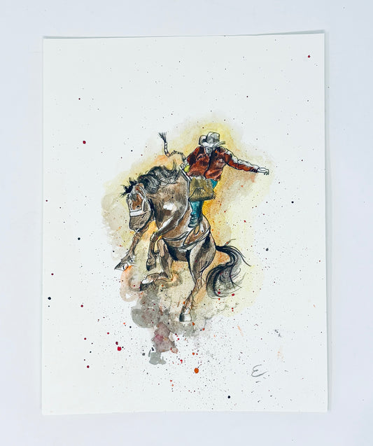 Steve Ehrlich: Wild West Cowboy Watercolors
