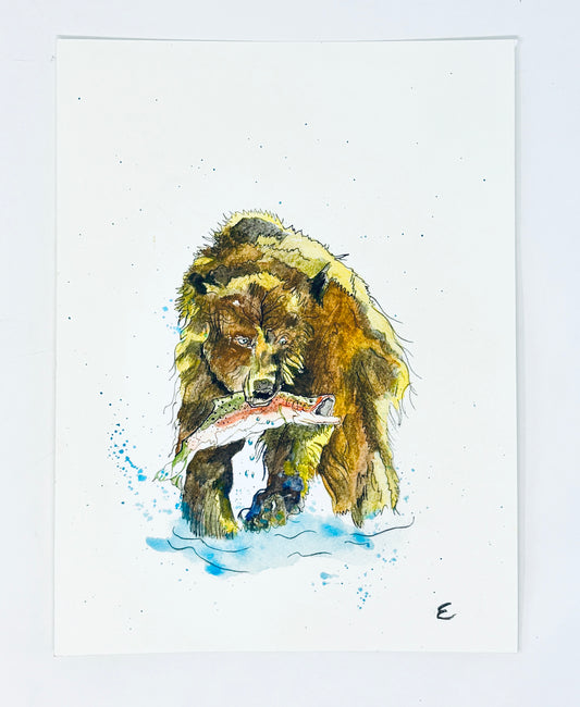 Steve Ehrlich: Bear Watercolors