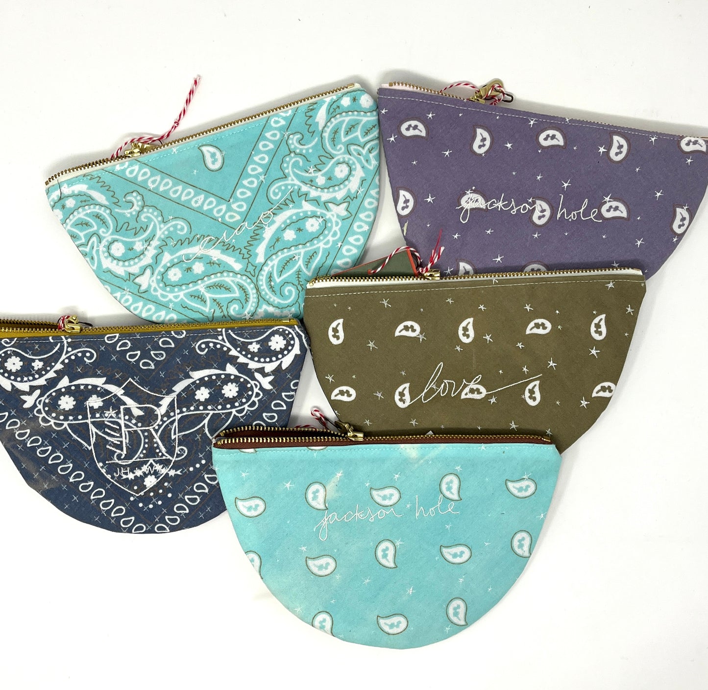 Revival by Lisa Walker: Embroidered Pouch