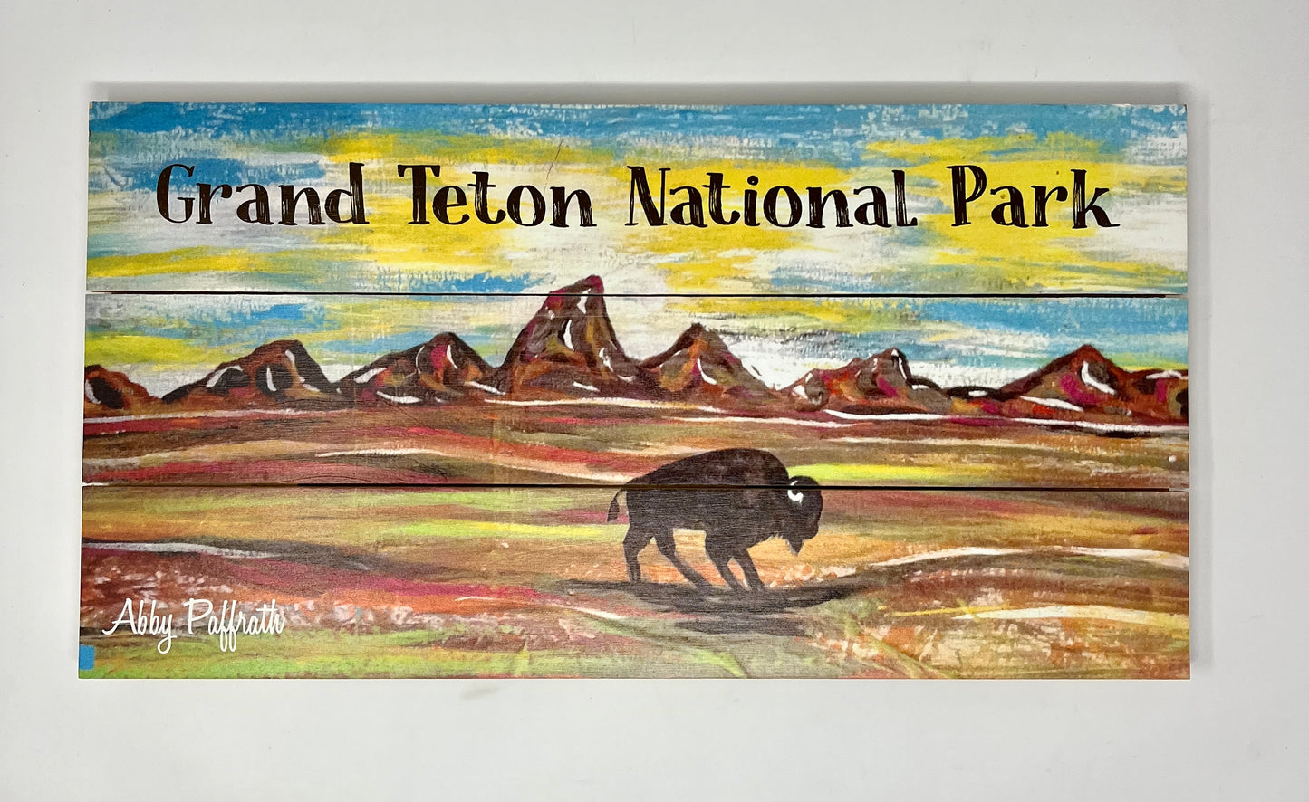 Abby Paffrath: Plank Grand Teton