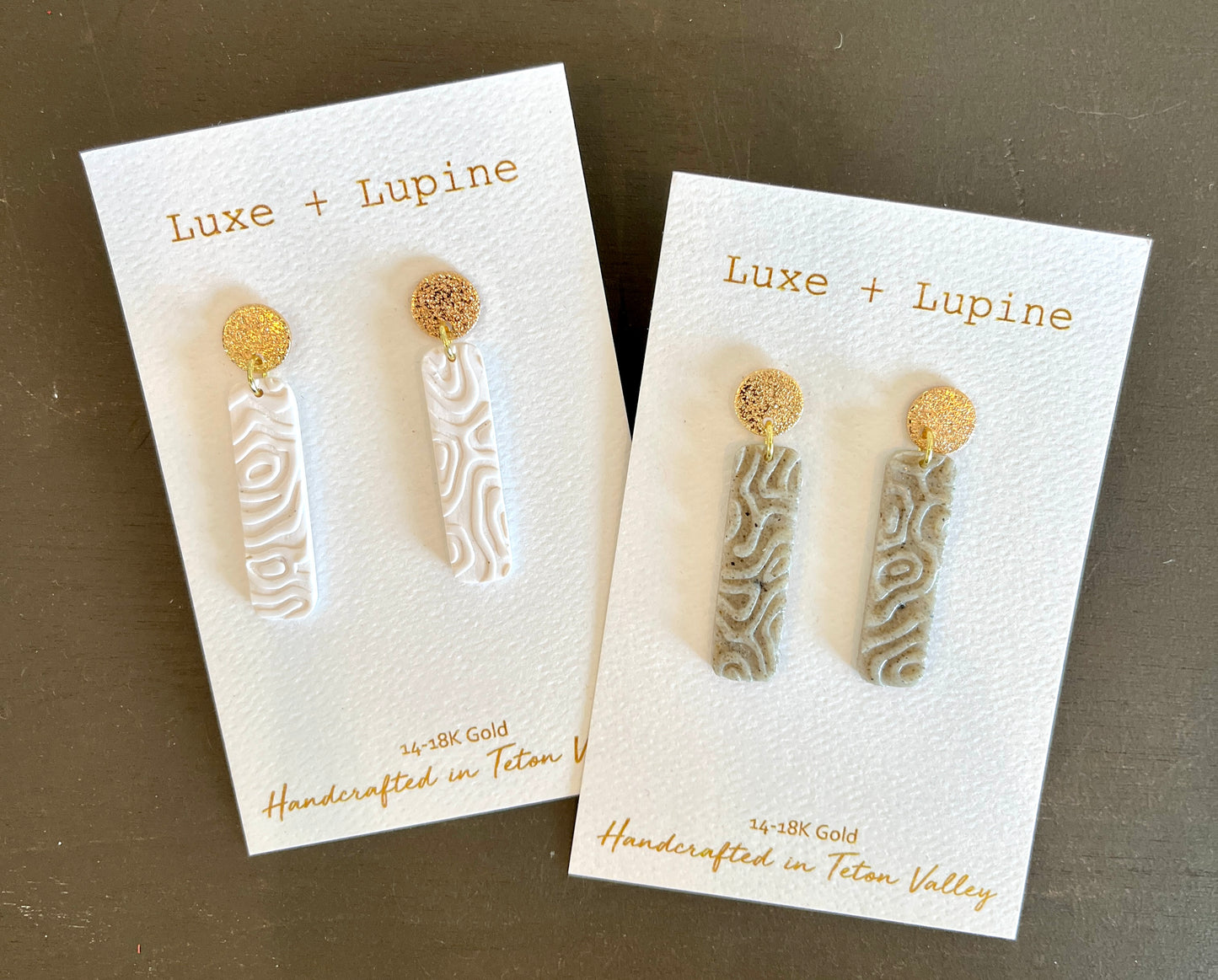 Luxe + Lupine: Teton Topo Pendants