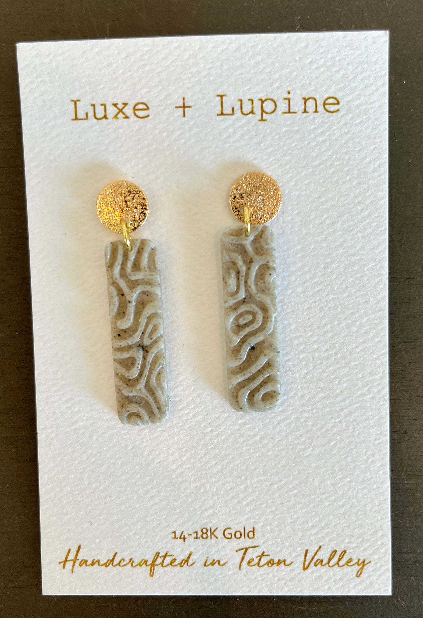 Luxe + Lupine: Teton Topo Pendants