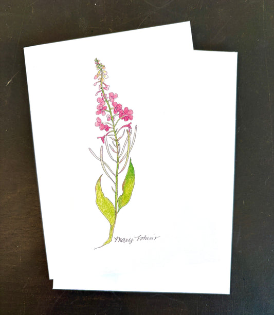 Mary Lohuis: Fireweed Single Card