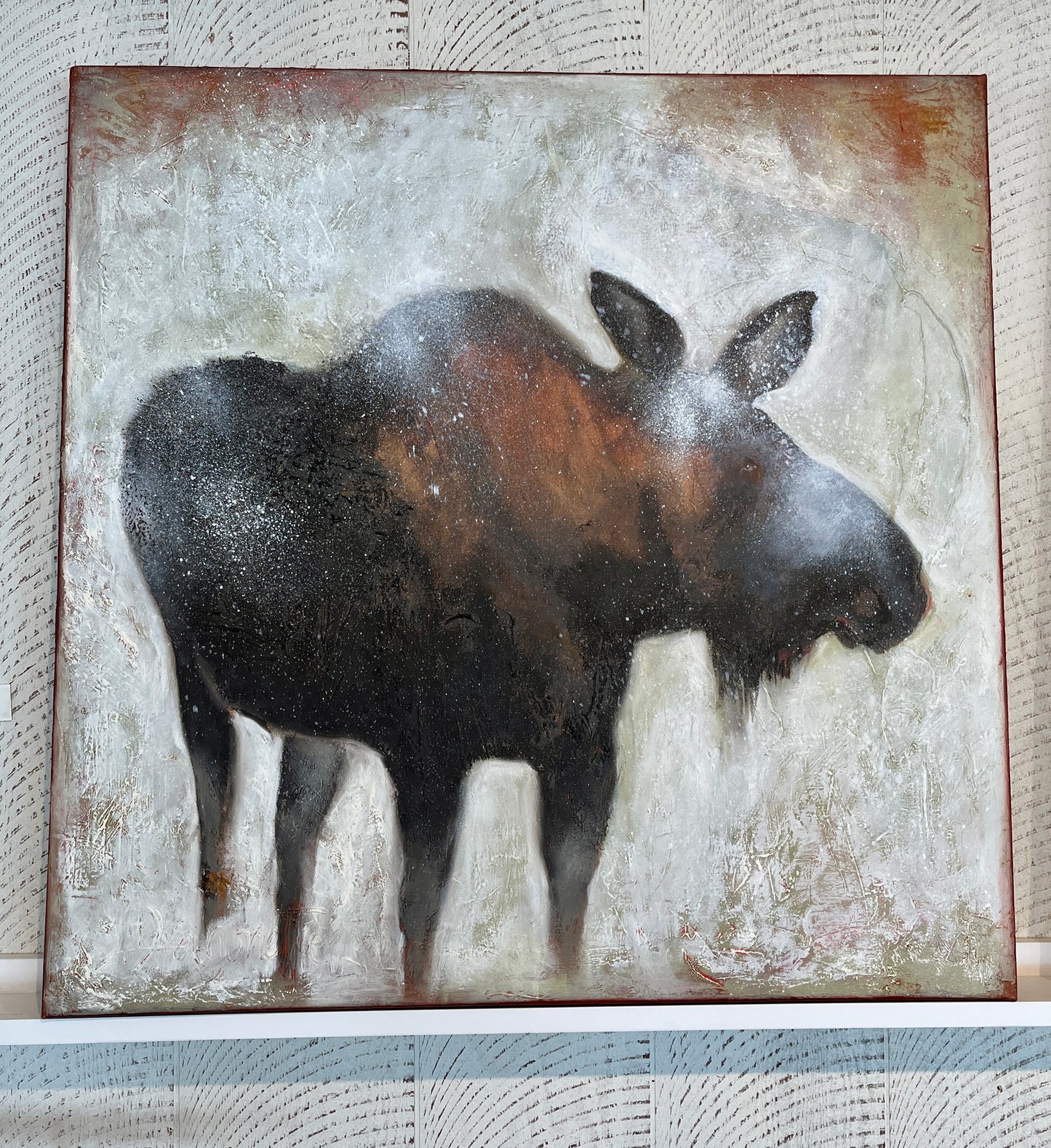 Judith Dragonette: Moose (First Snow)