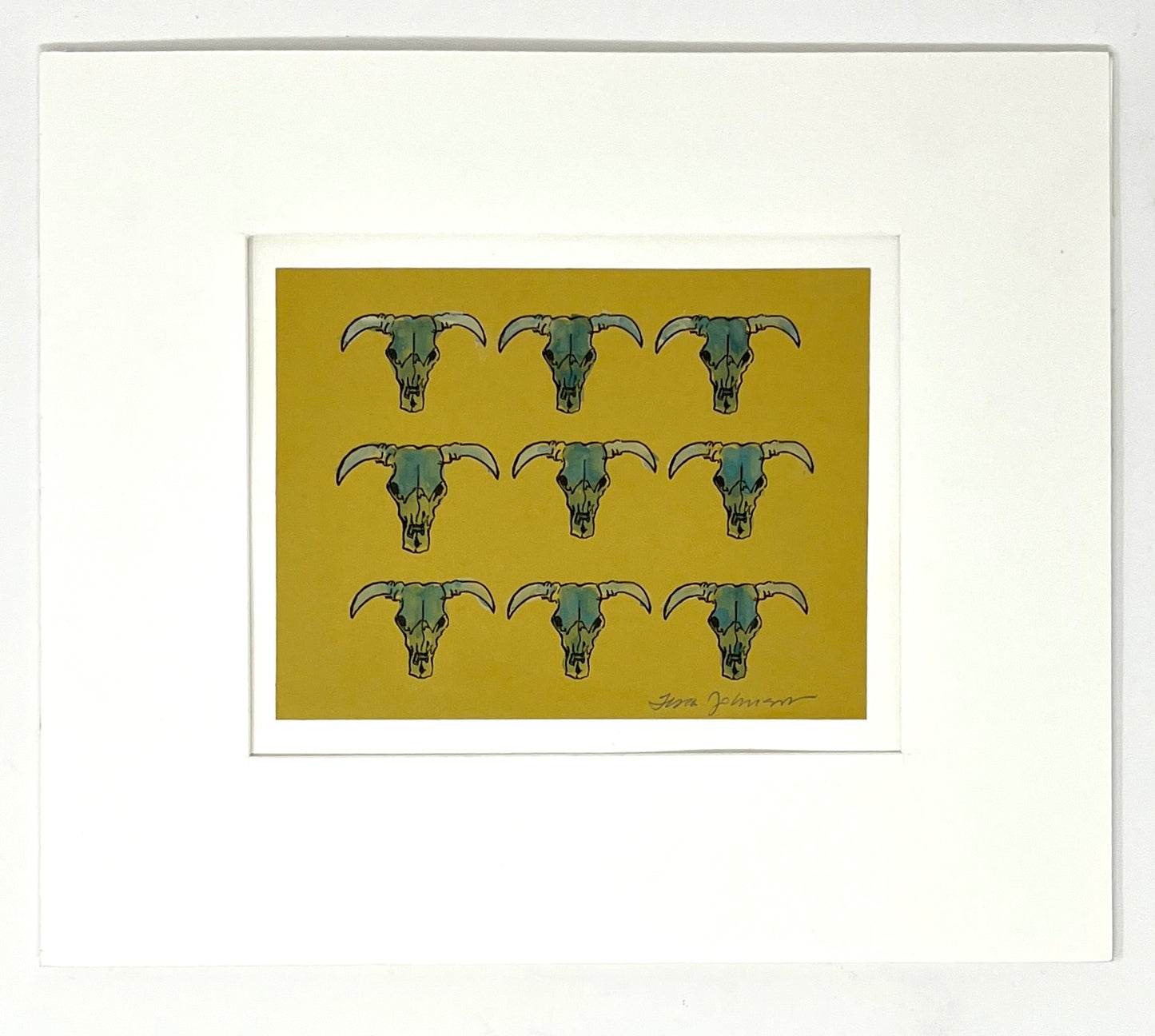 Tessa Johnson: Cow Skulls II