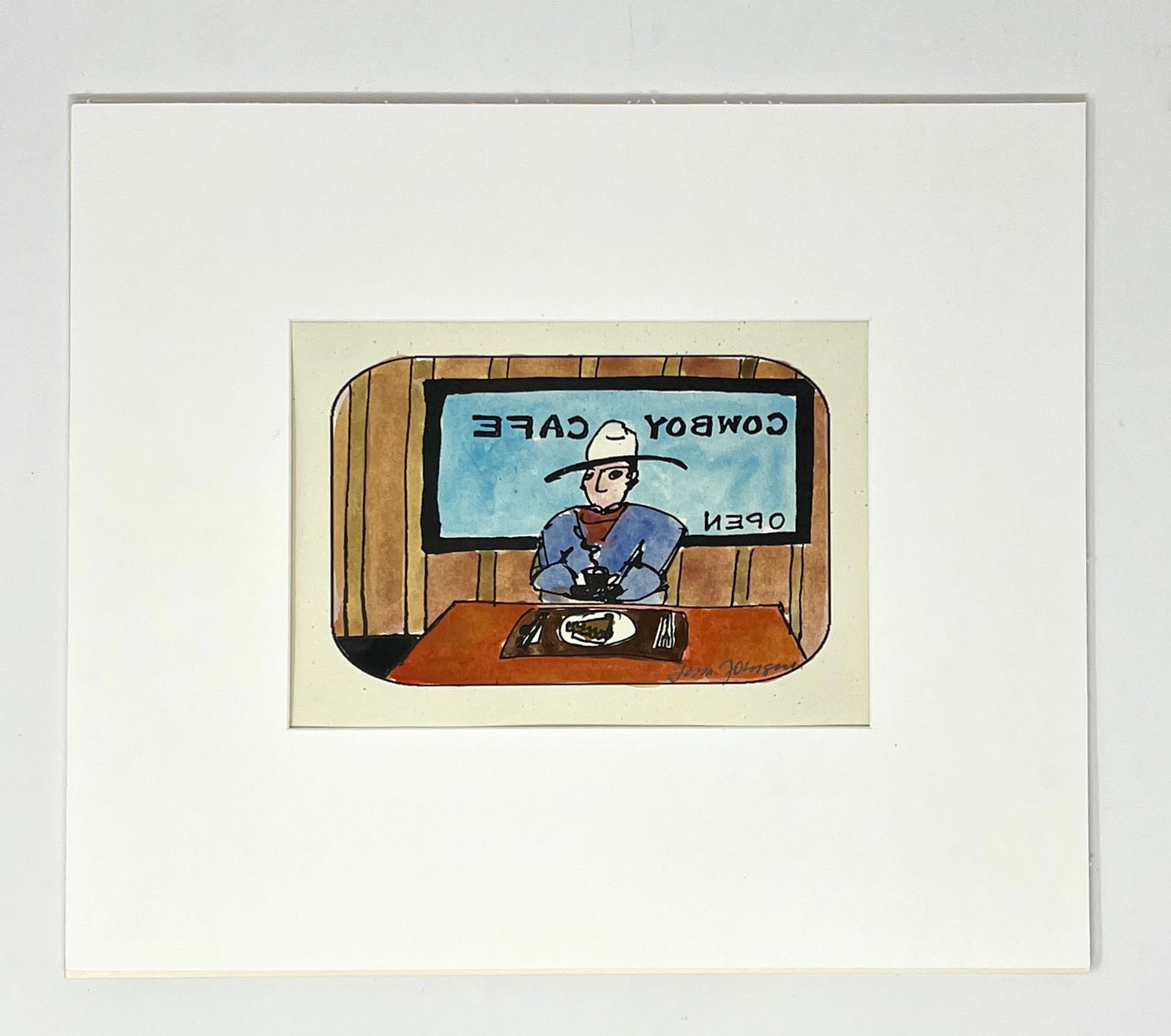 Tessa Johnson: Cowboy Cafe I