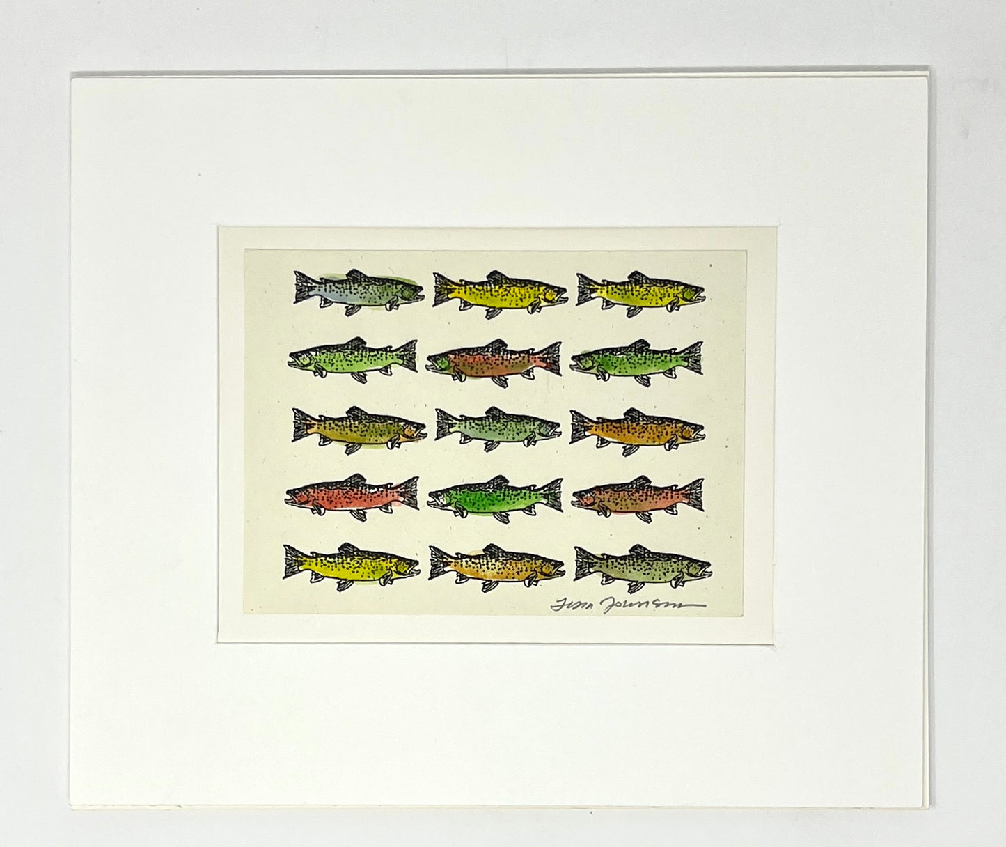 Tessa Johnson: Rainbow Trout I